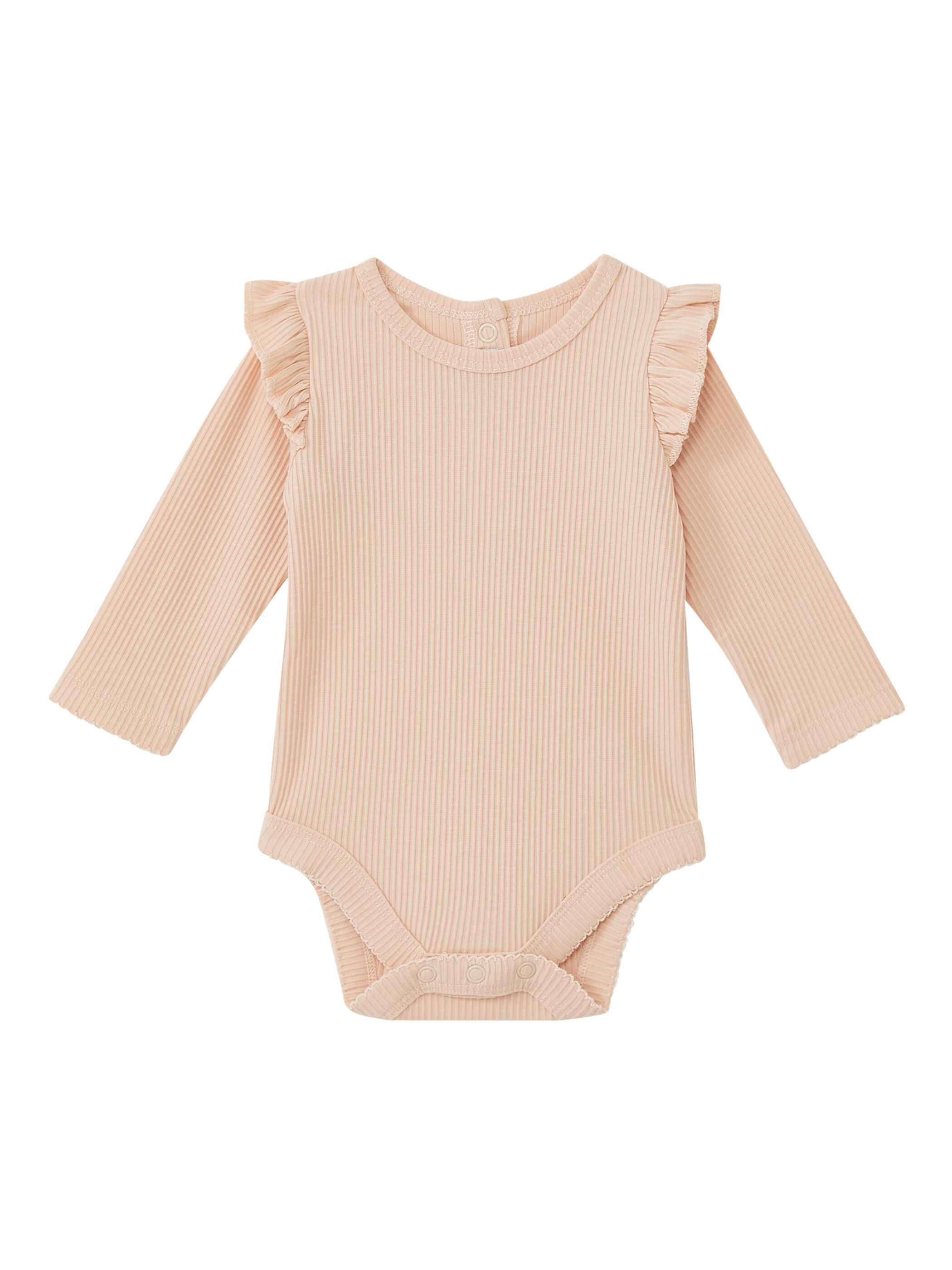 Pink Frill Bodysuit image number 1