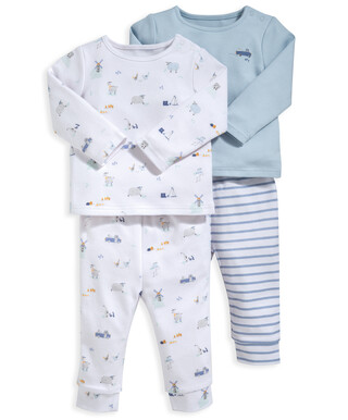 Baby Boys Pyjamas Multi Pack- Set Of 2