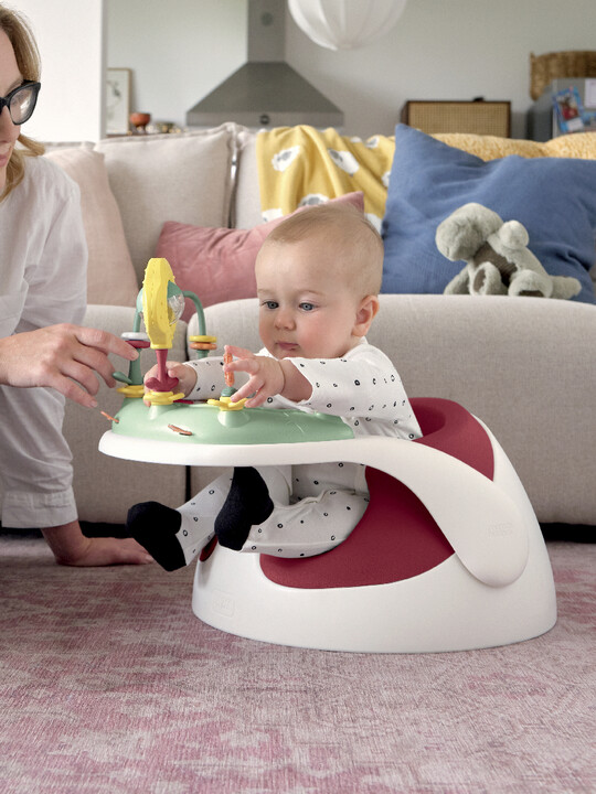 Baby Snug Cherry with Grey Spot Highchair image number 11