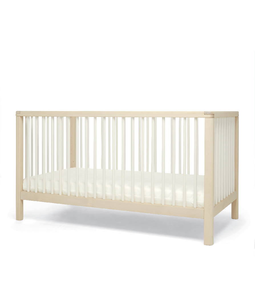 Compact Solo Cotbed - Natural White image number 5