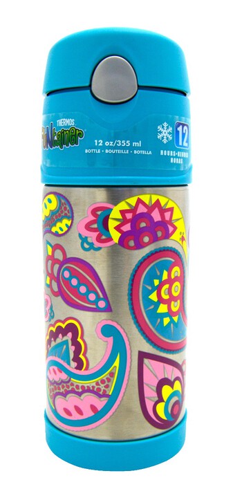 Thermos - Funtainer Bottle Steel Hydration Bottle 355Ml,Paisley Flower image number 2