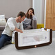 SnuzPod2 Bedside Crib 3 in 1 Espresso with Mattress image number 6