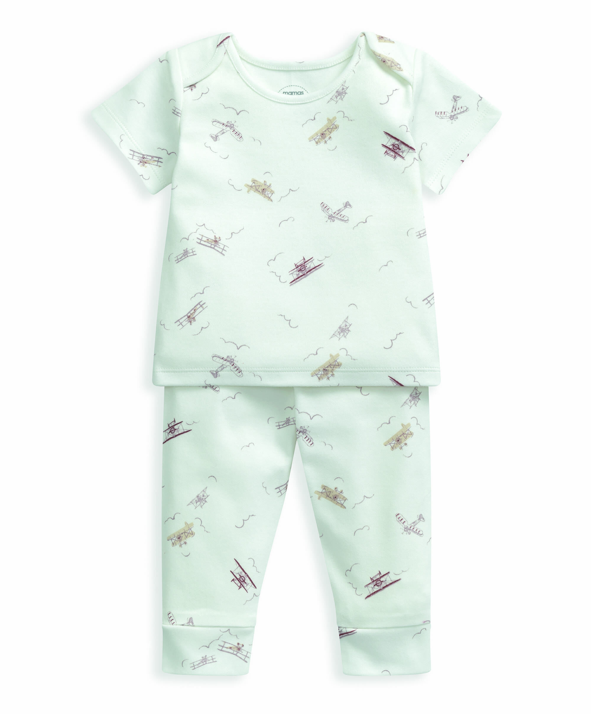 2 pack Nostalgic Travels Jersey Pyjamas image number 2
