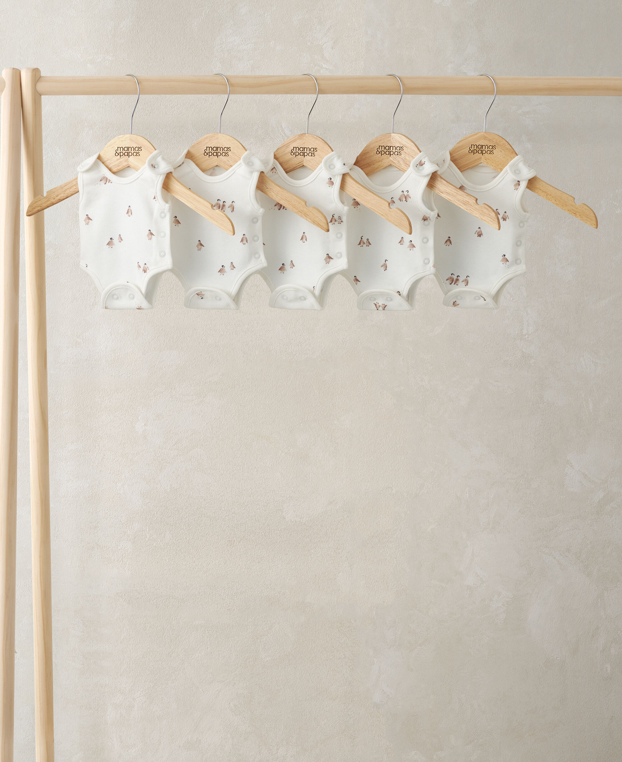 Premature Baby Stork Bodysuits (Pack of 5)