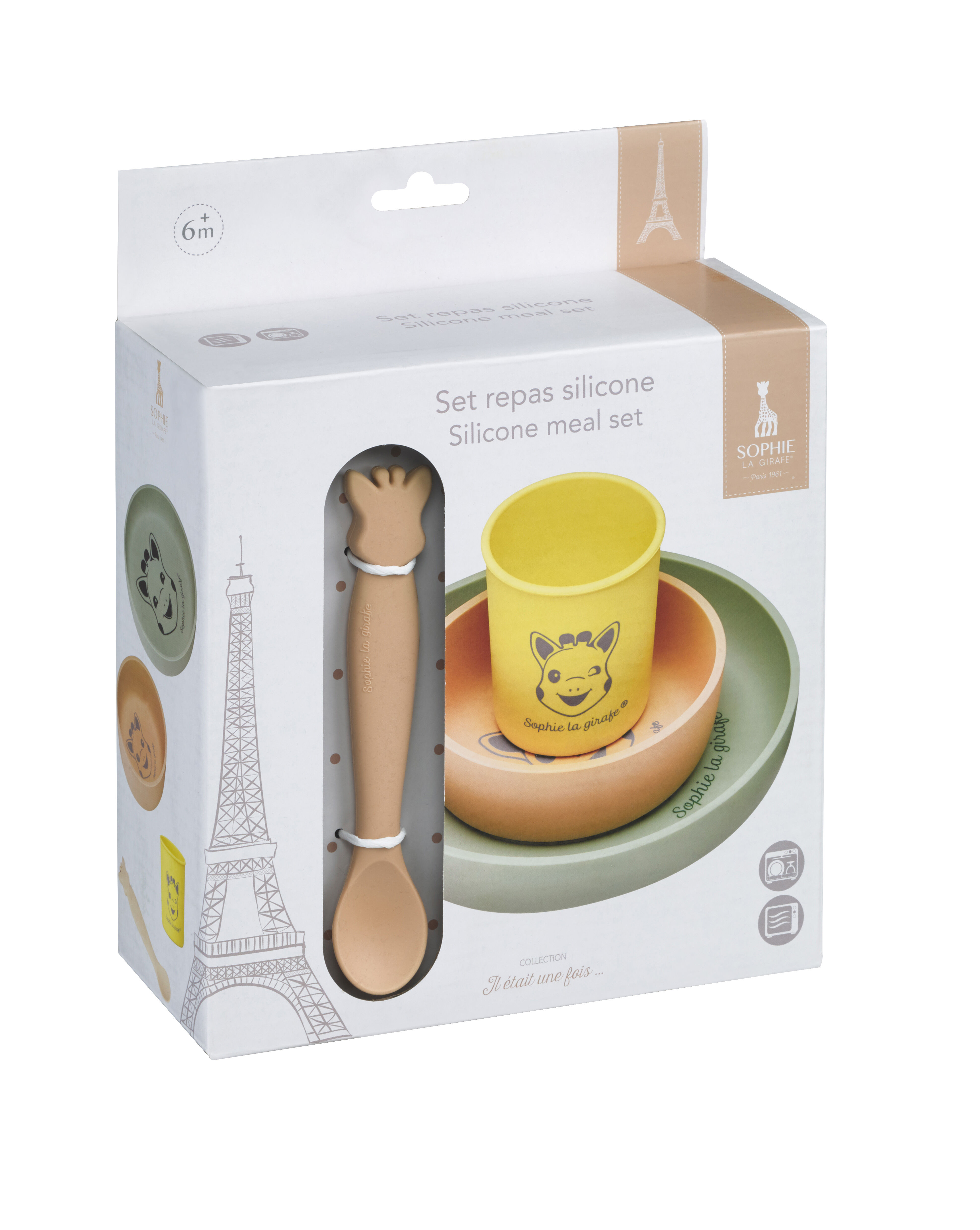 Sophie la girafe Il Etait Une Fois Silicone Meal Set image number 3