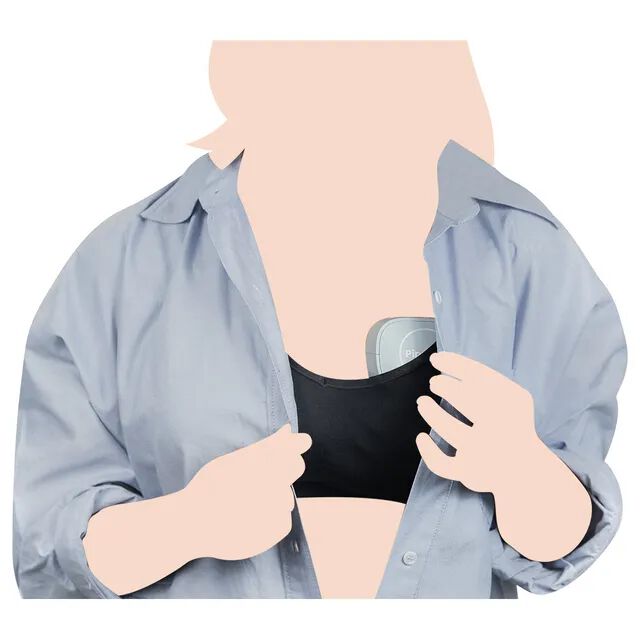 Pippeta Led Wearable Hands Free Breast Pump - Sea Salt image number 3