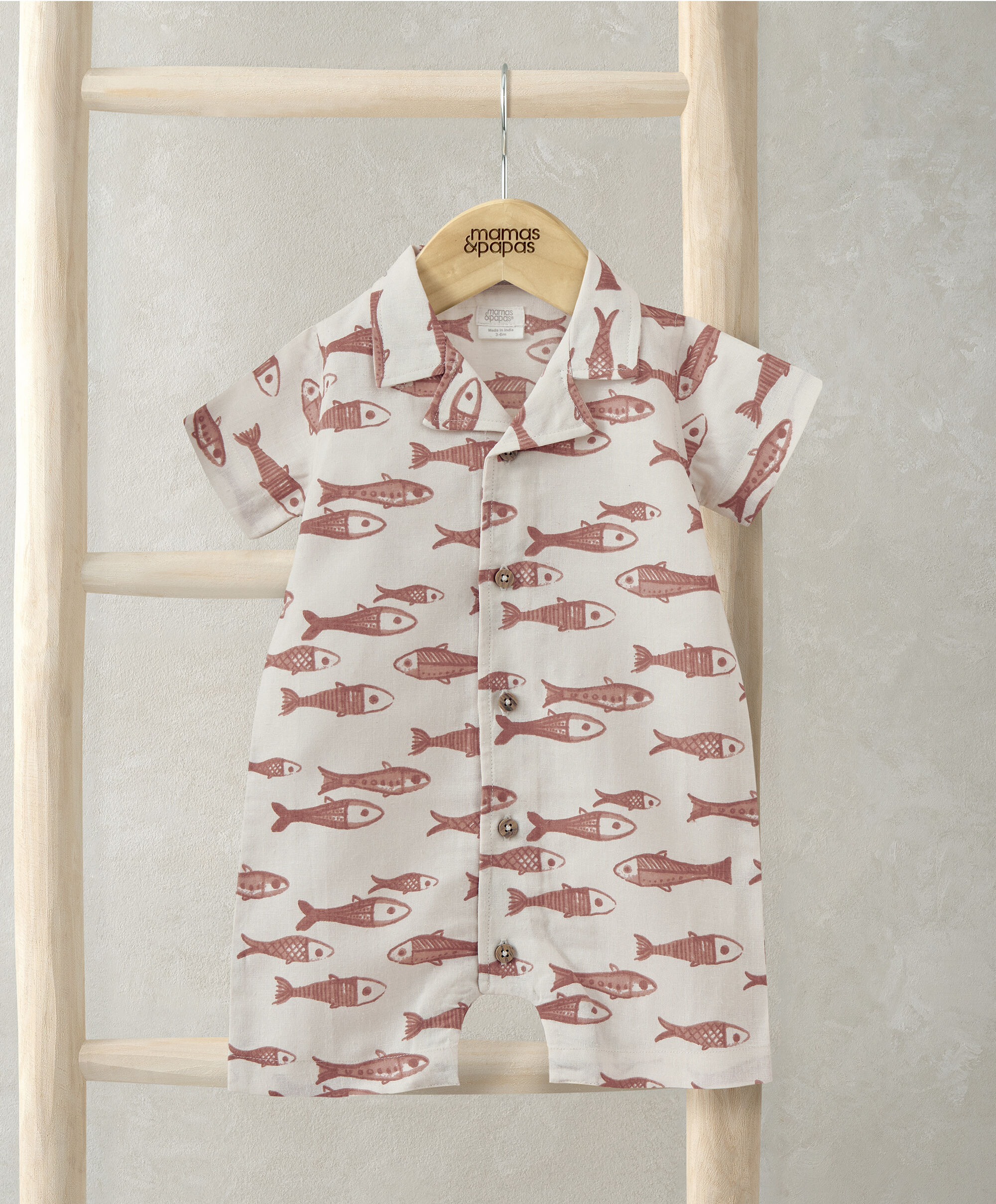 Sardine Linen Romper image number 1