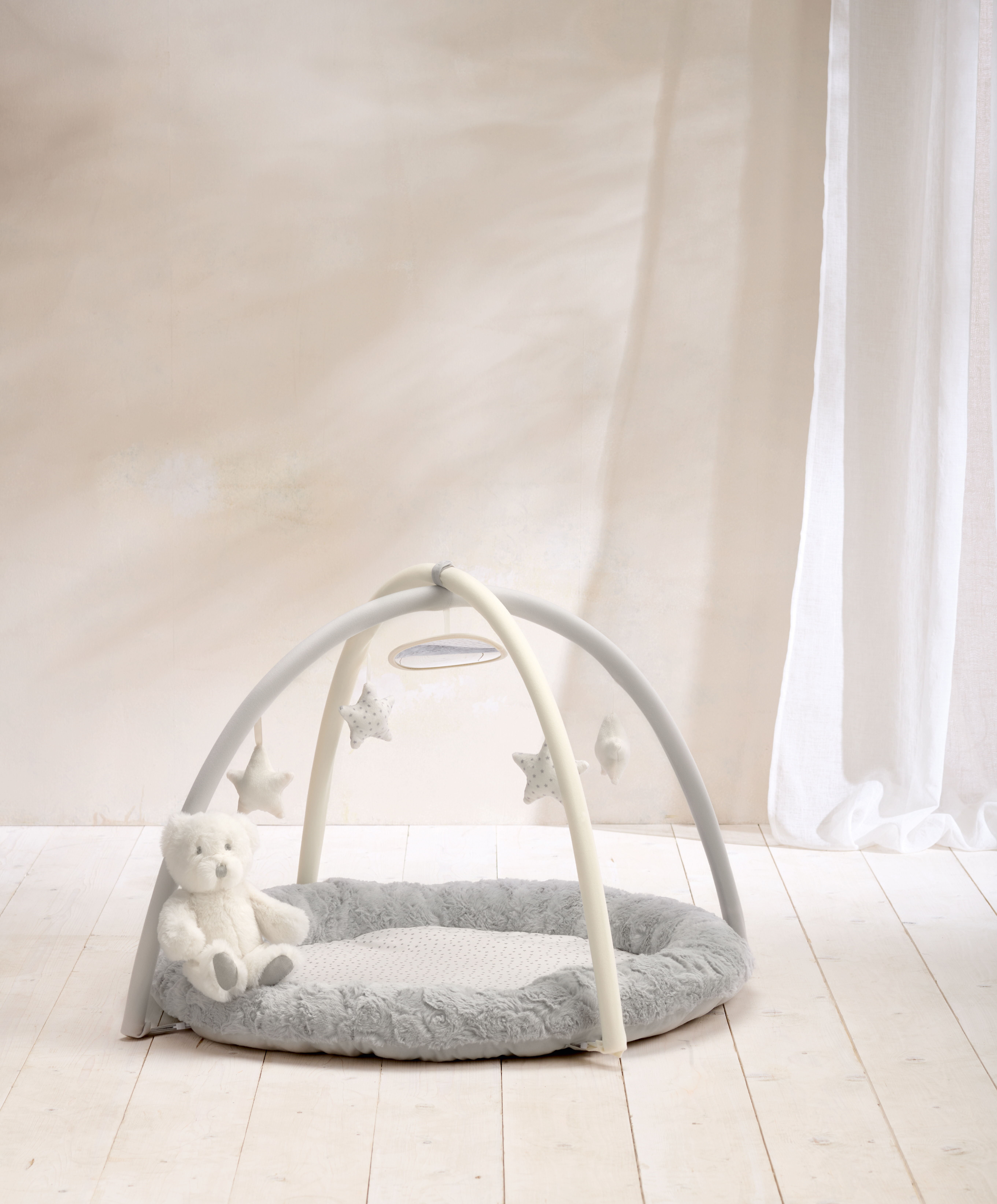 My First Playmat &amp; Gym - Grey/Cream