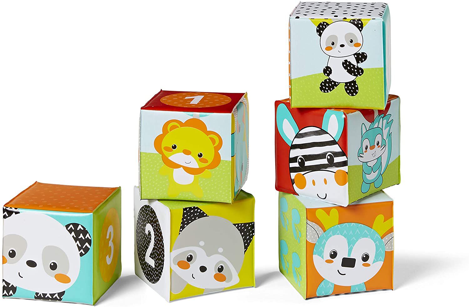 INFANTINO COLORS & NUMBERS BATH BLOCKS image number 2