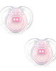 Tommee Tippee Closer to Nature Any Time Soothers 0-6 months (2 Pack) - Pink image number 1