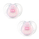 Tommee Tippee Closer to Nature Any Time Soothers 0-6 months (2 Pack) - Pink image number 1