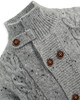 Grey Cable Knit Jumper image number 3