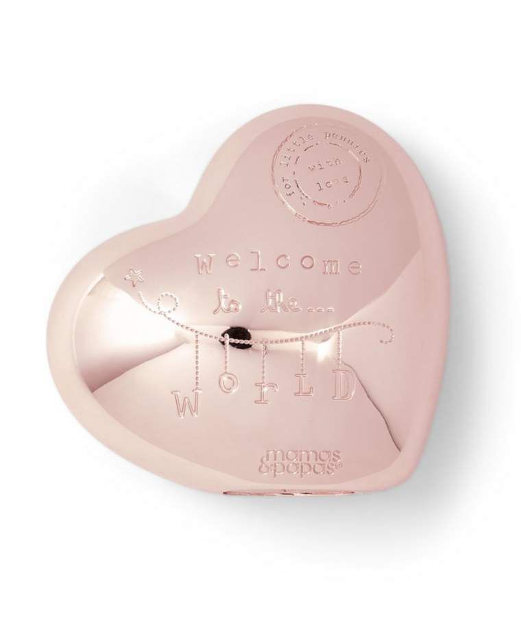 Rose Gold - Heart Money Box image number 1