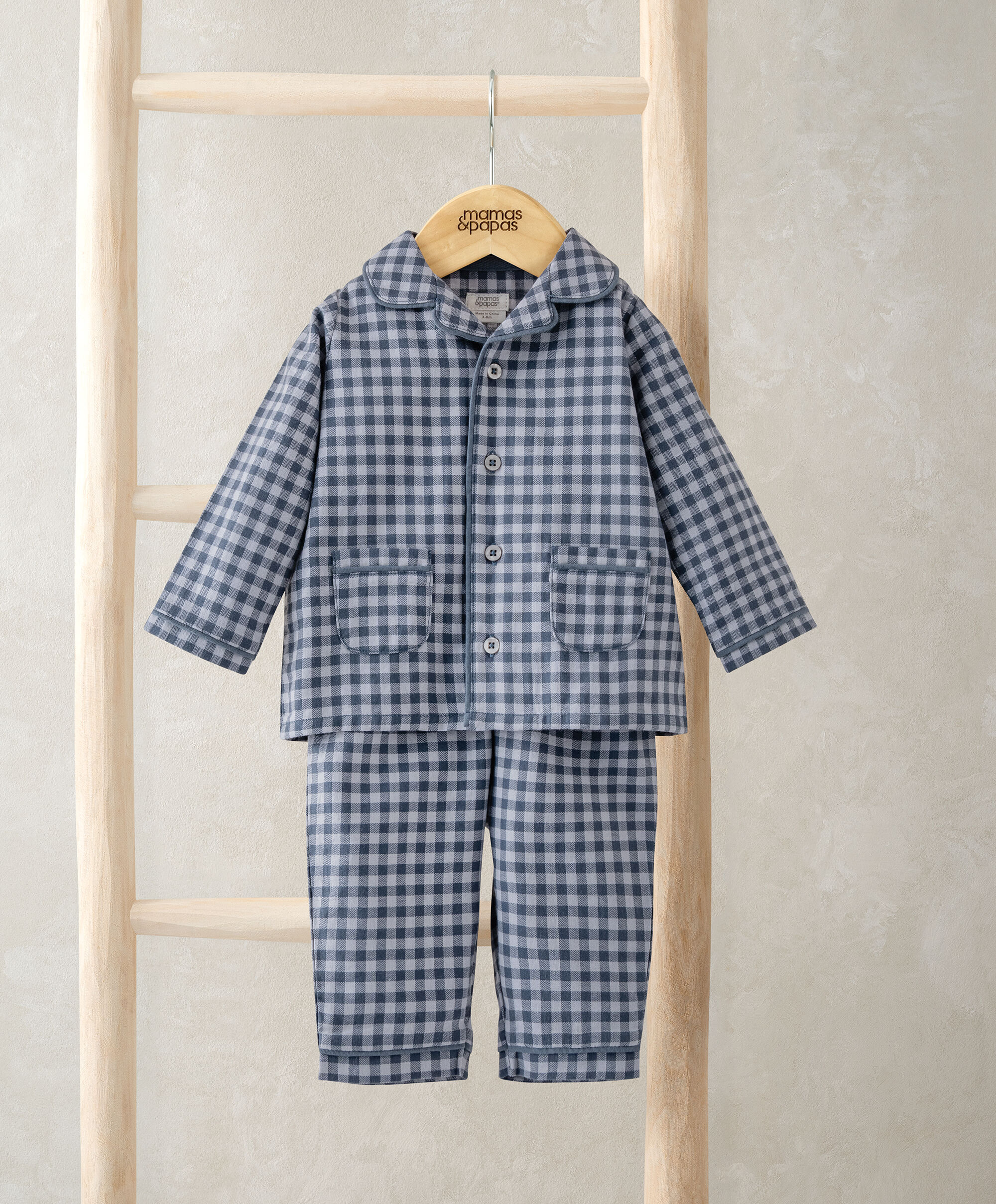 Blue Gingham Pyjamas image number 1