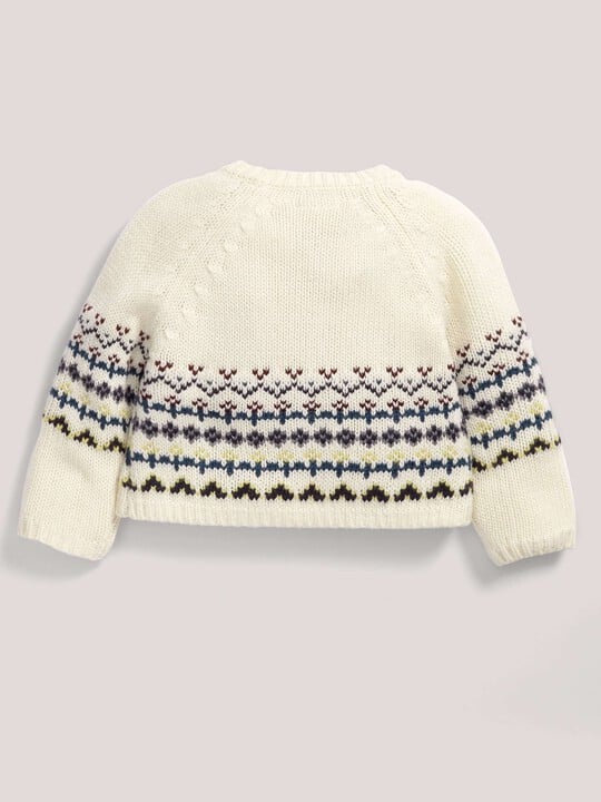 FAIR ISLE KNIT CARDIGAN 12-18:No Color:0-3 image number 2