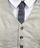 Linen Waistcoat, Shirt, Tie & Trousers Set image number 4