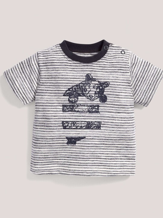 Grey Printed T-Shirt image number 2