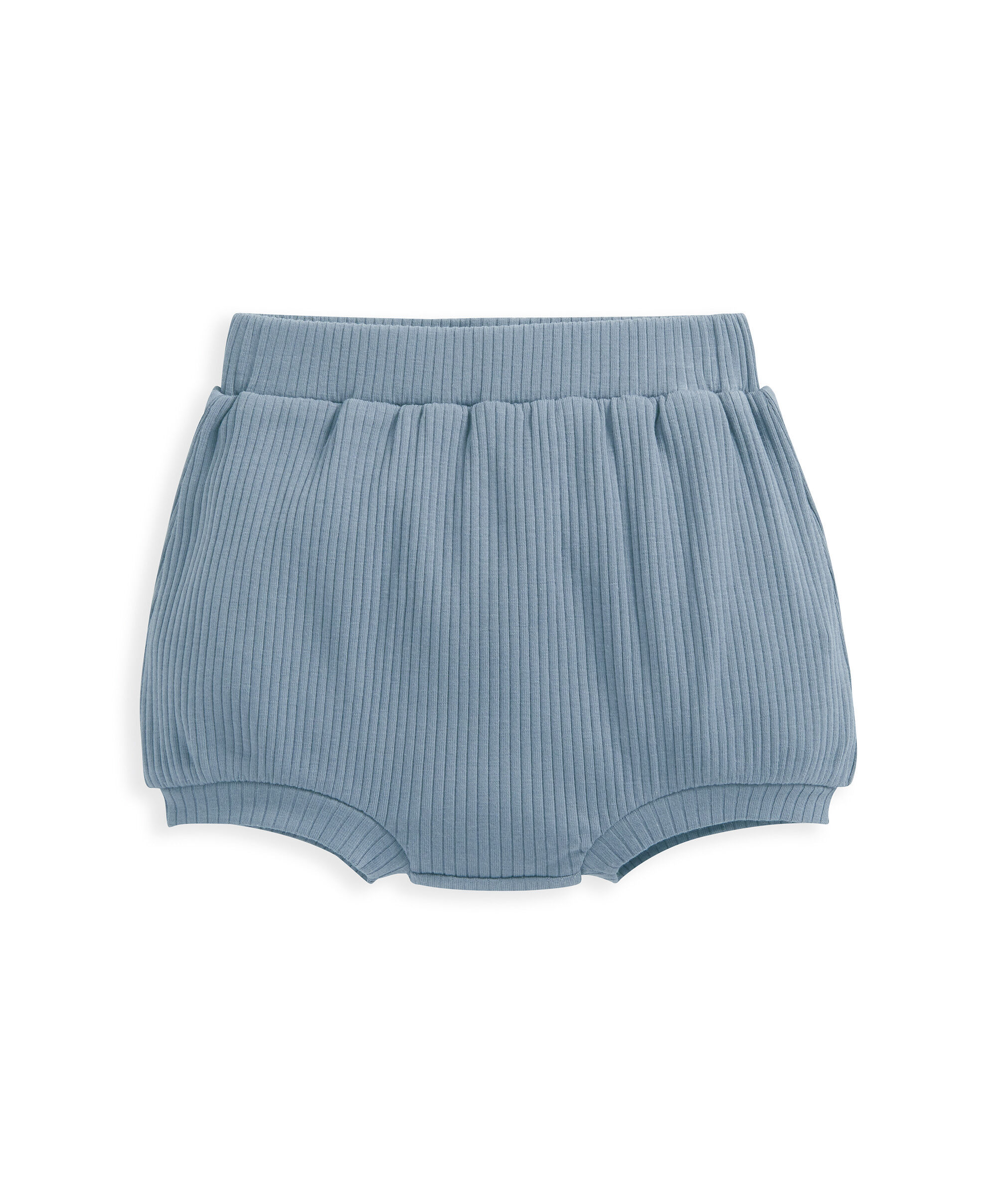Petrol Blue Rib Short Set - 2 Piece Set image number 5