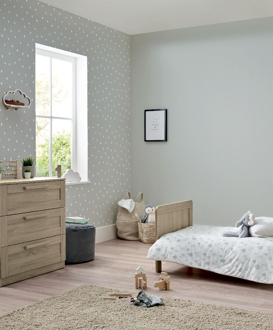 Atlas 3 Piece Cotbed Set with Dresser Changer and Wardrobe- Light Oak image number 8