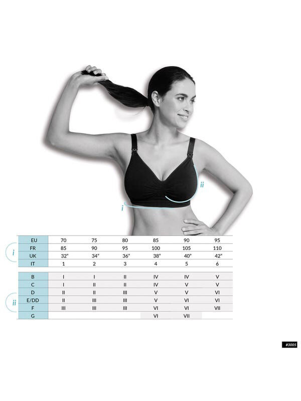Cariwell Lace Maternity & Nursing Bra-lV Black image number 4