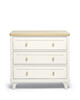 Lucca 3 Drawer Nursery Dresser & Changer Unit - Ivory Oak image number 2