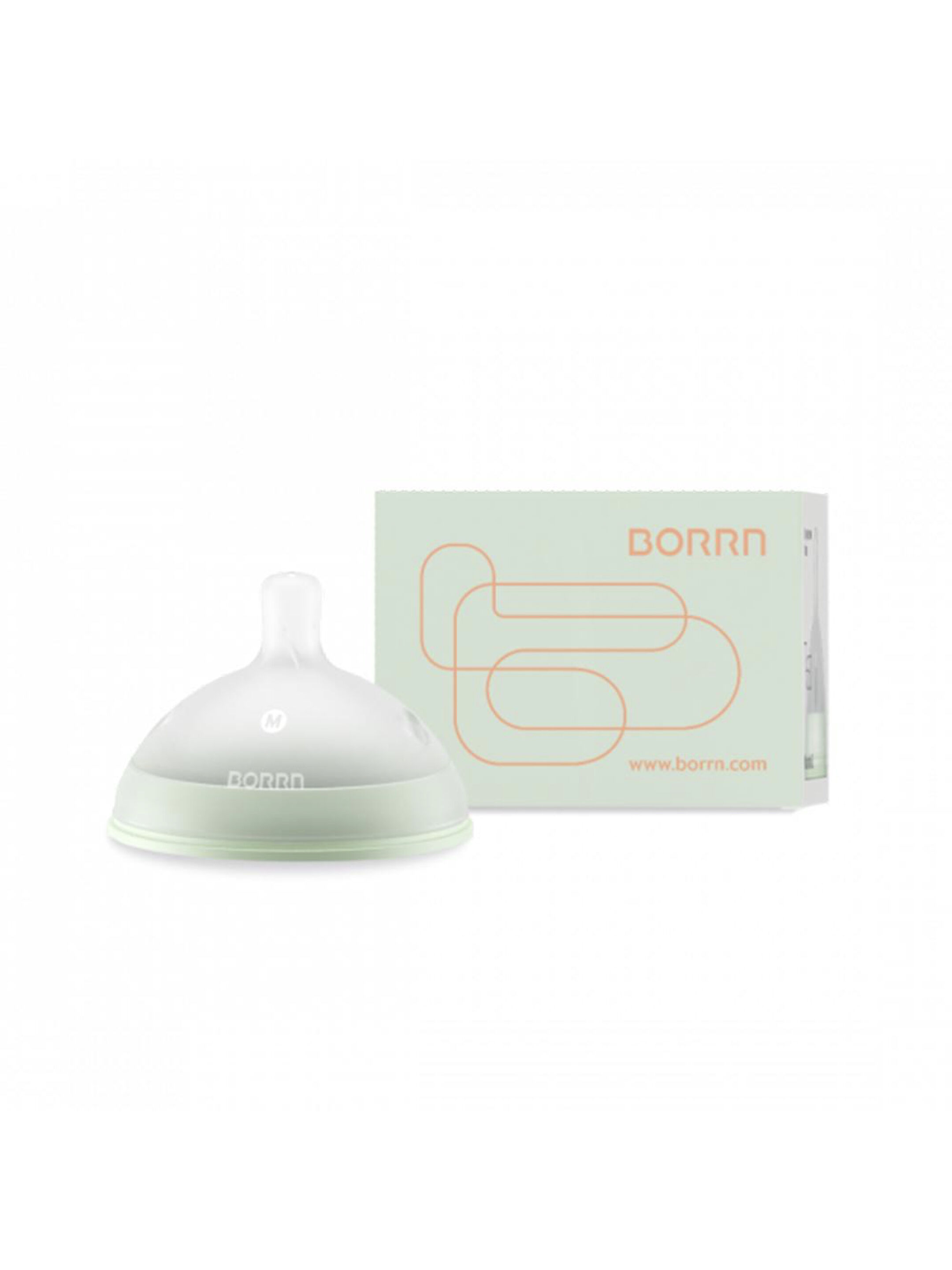 BORRN Silicone BPA Free, Non Toxic Teat | Medium Flow image number 1