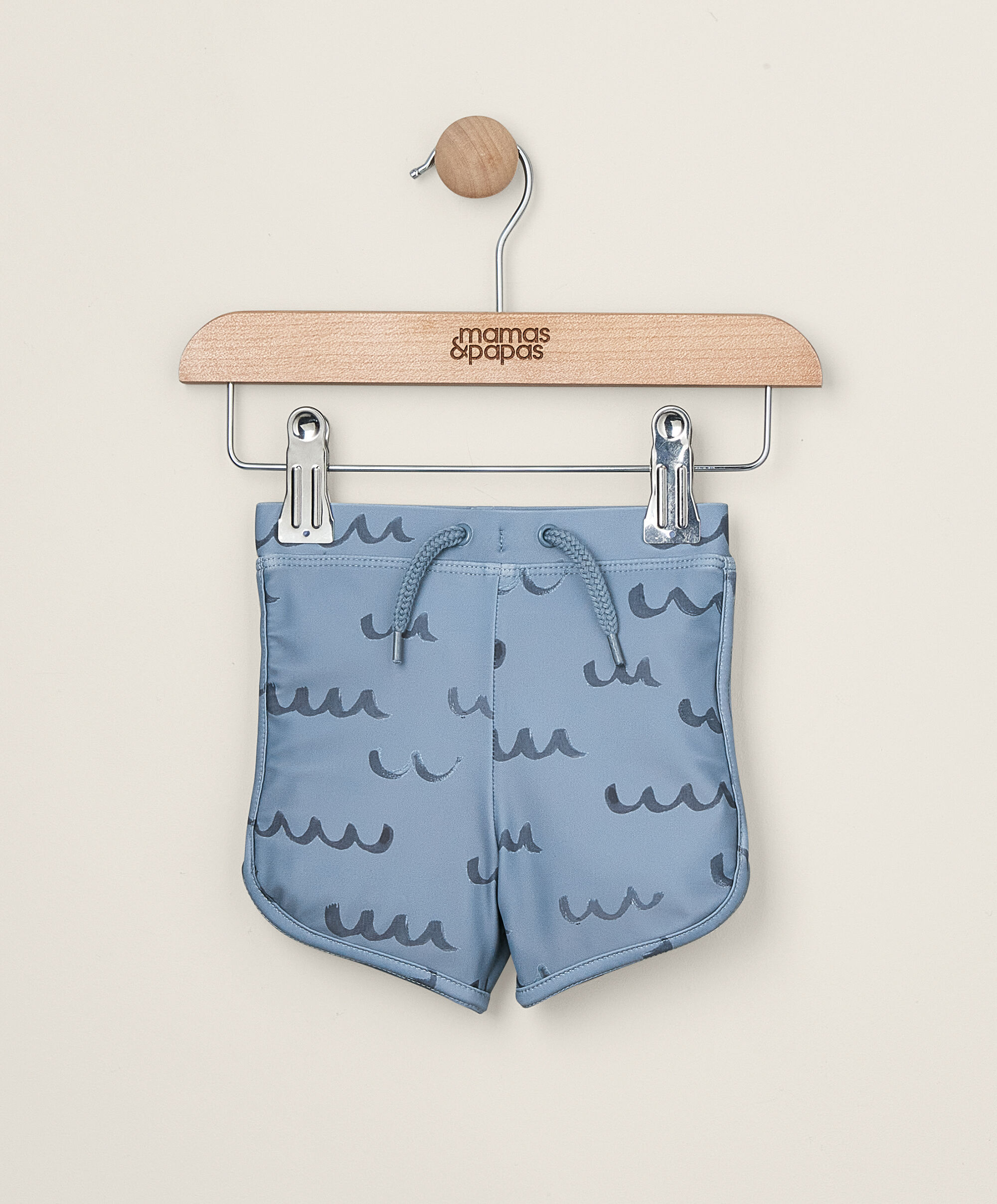 Wave Print Swim Trunk image number 1