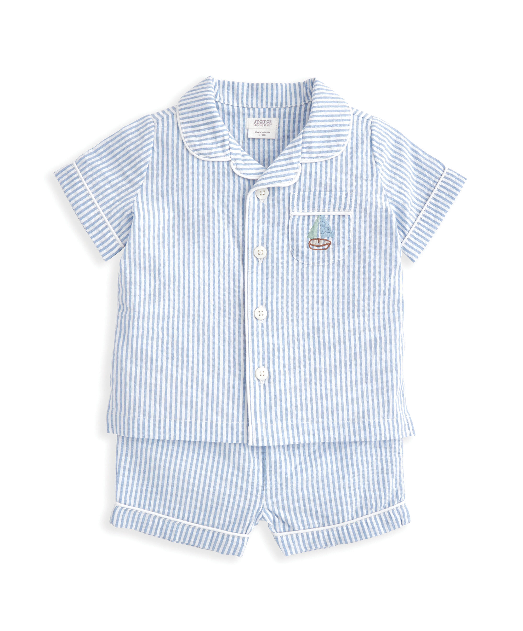 Stripe Short PJs image number 1