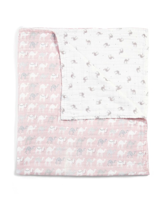 Muslin Blanket - Camel Pink image number 1