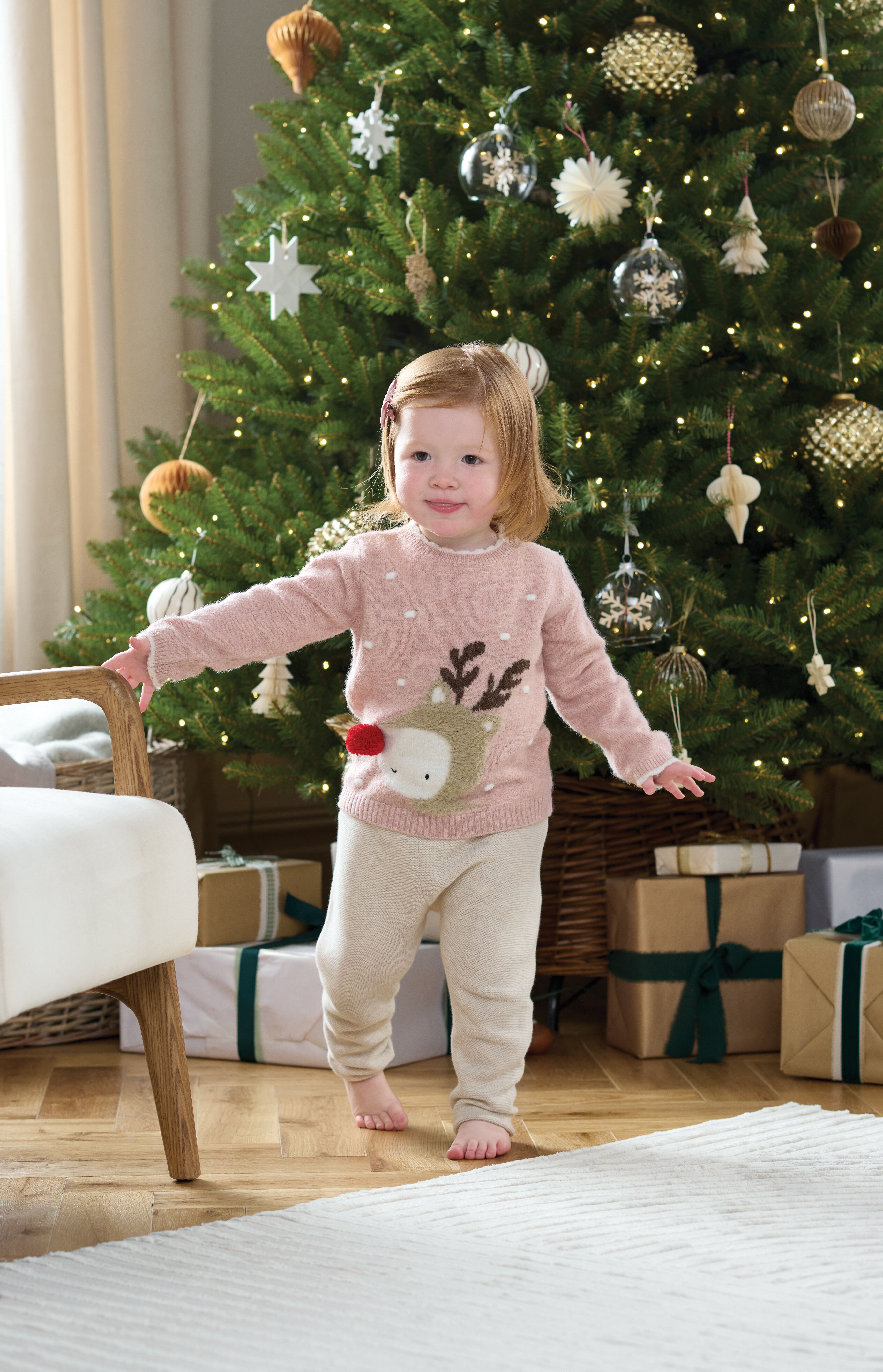 Reindeer Christmas Jumper image number 3