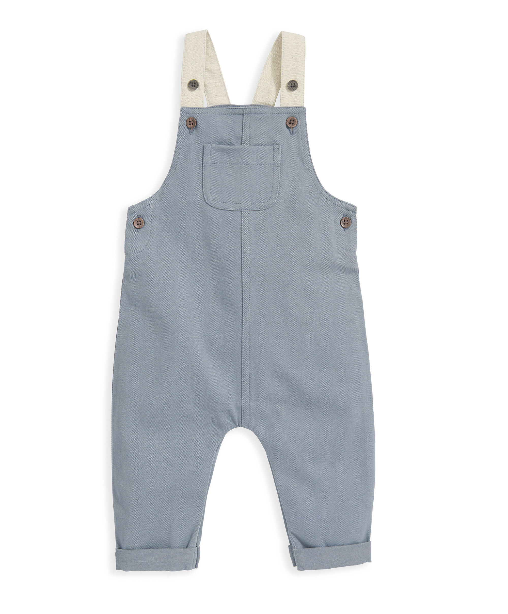 T-Shirt & Dungarees Outfit Set - Blue image number 5