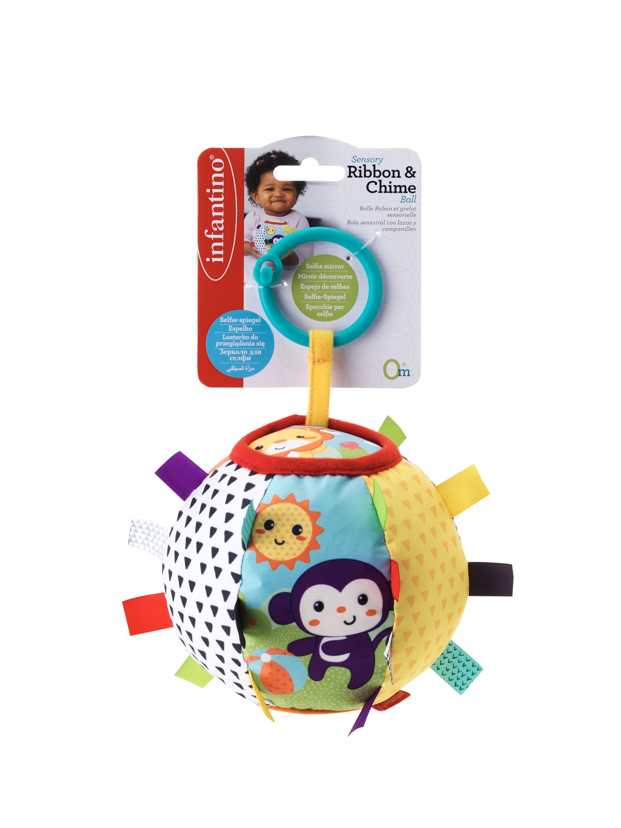 Infantino Sensory Ribbon & Chime Ball image number 1