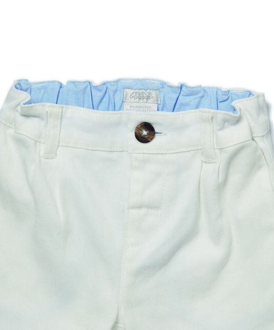 White Chino Shorts image number 6