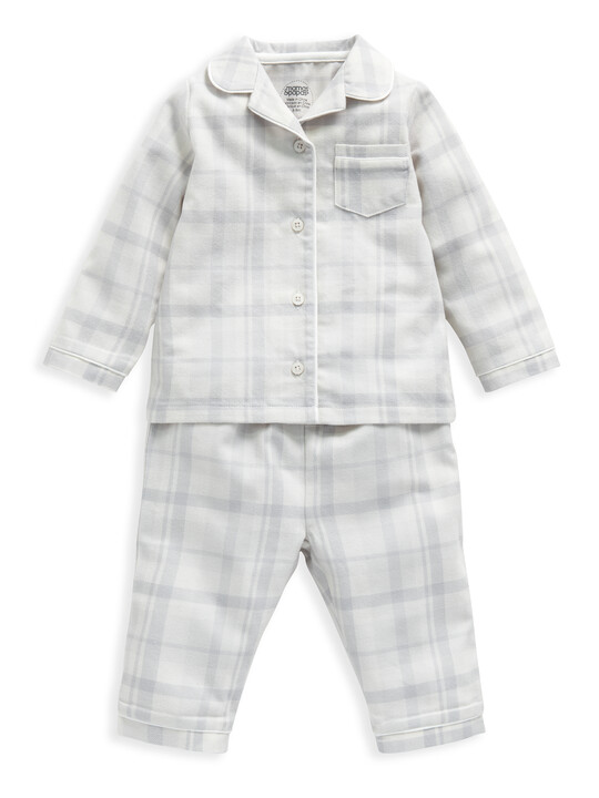 Woven Check Grey Pyjamas image number 1