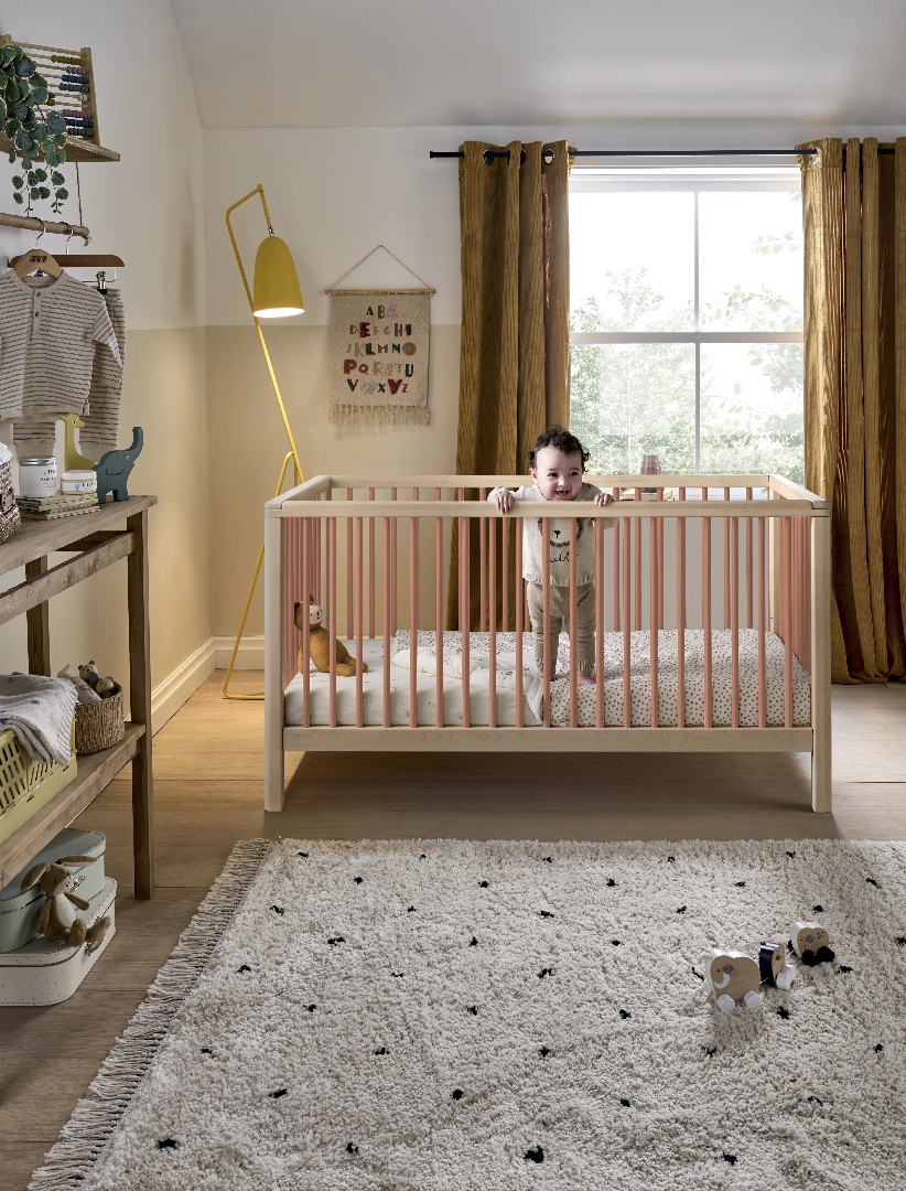 Buy Mamas & Papas Compact Solo Cotbed Natural Terracotta Baby Beds