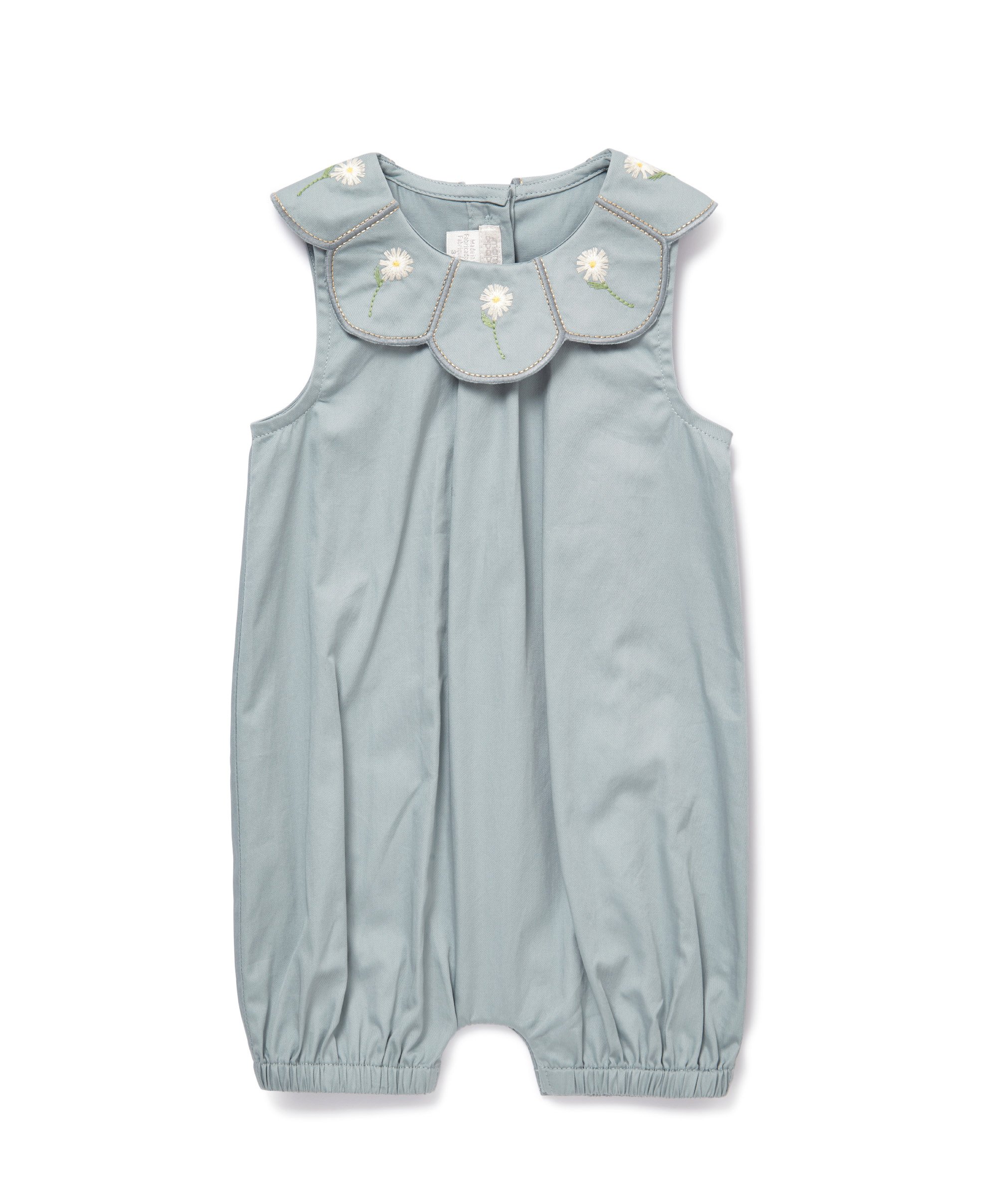 Buy Mamas & Papas Scallop Collar Romper AllinOnes & Rompers Mamas
