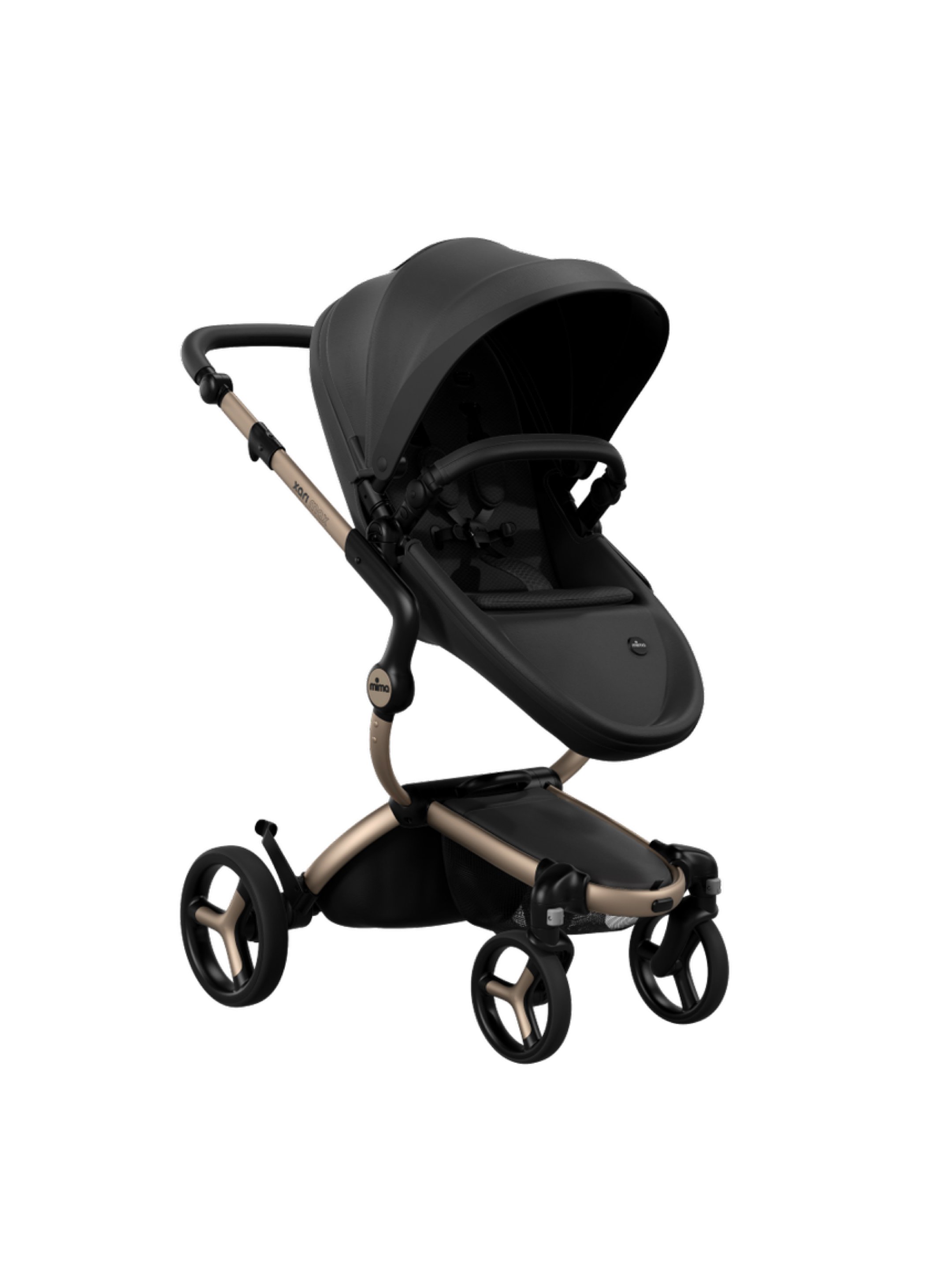 Buy Xari Max Champ Gold Frame Black Seat Box Black Starter Pack Buggies Compact Strollers Mamas Papas KSA